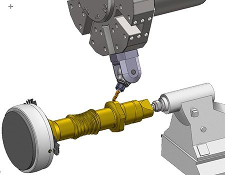 Mastercam 2024 Turret Mounted Angled Milling Heads