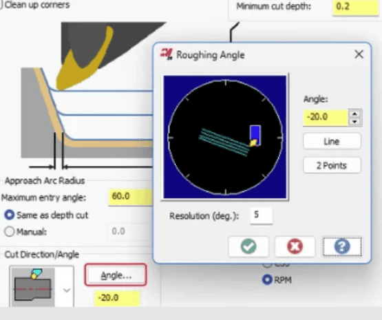 Angled Cutting Support PrimeTurning ใน Mastercam 2026