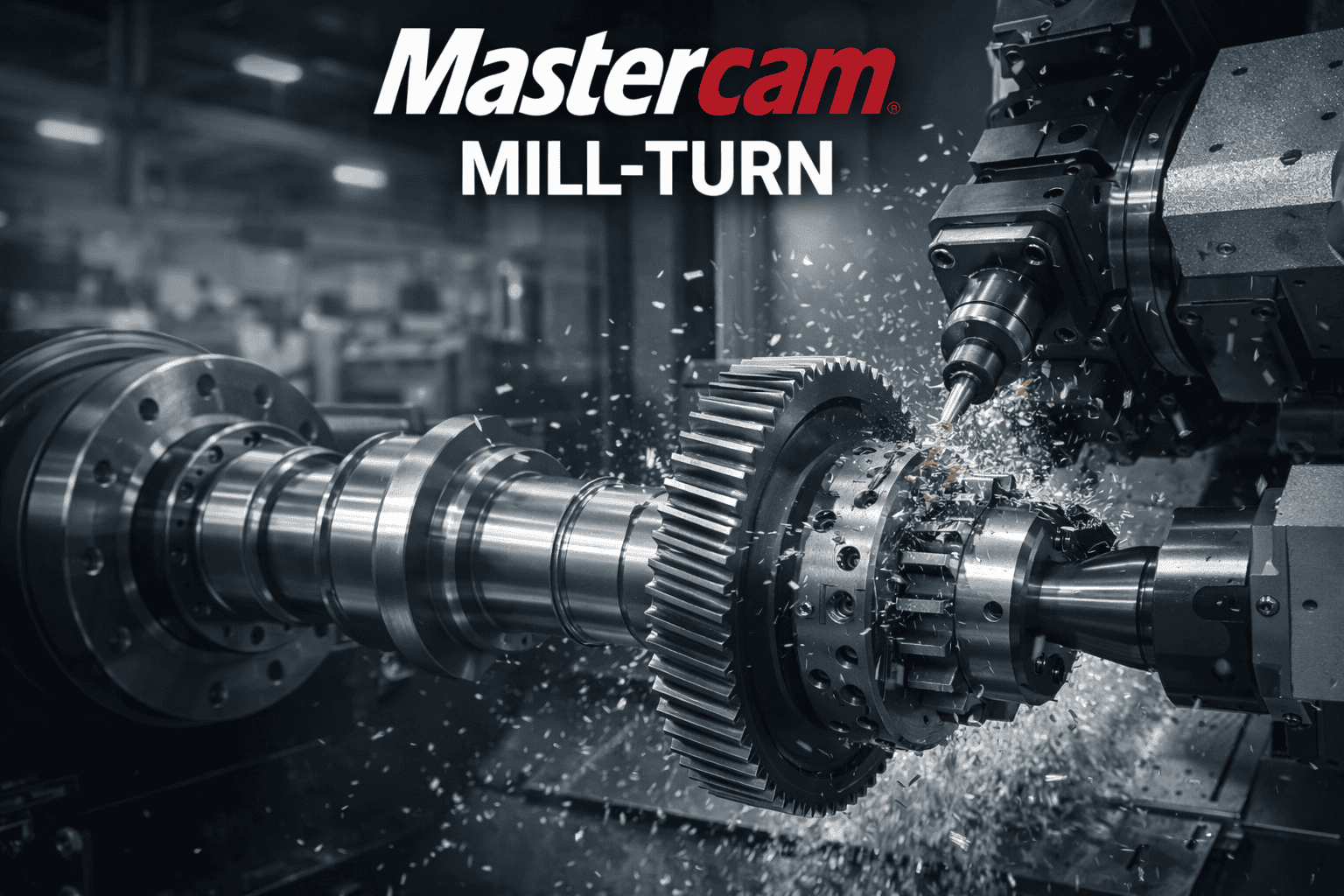 Mastercam Mill-Turn interface and workflow overview