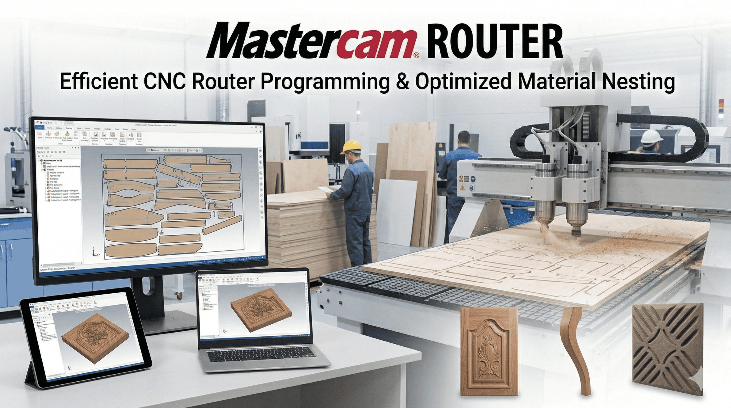 Mastercam Router สำหรับงาน Sheet Processing