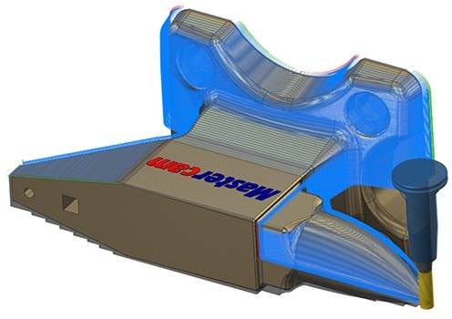 Mastercam 2024 Waterline Toolpath