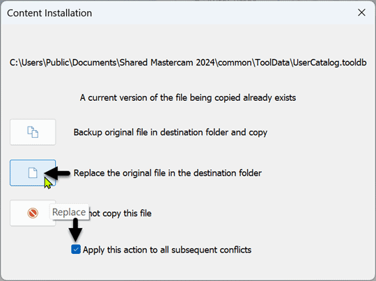 Step 9 Apply and Replace