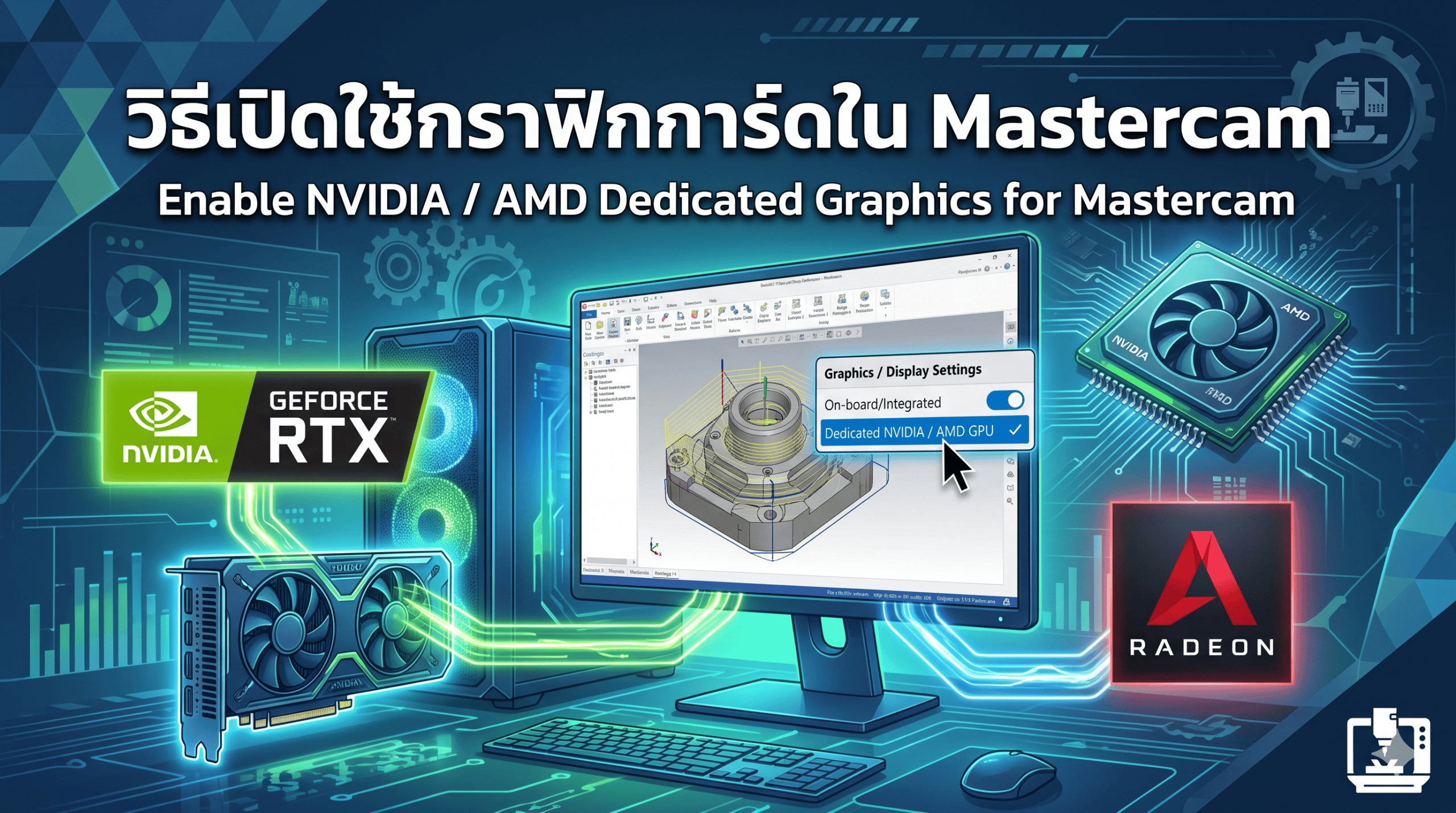 Mastercam Dedicated Graphics Performance Hero Cover