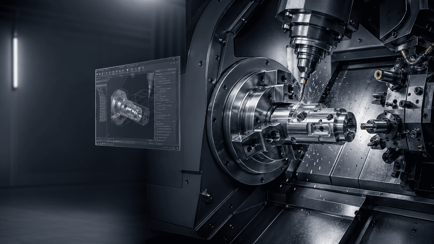 Mastercam Mill-Turn สำหรับงาน CNC Machining แบบกัดและกลึงในเครื่องเดียว