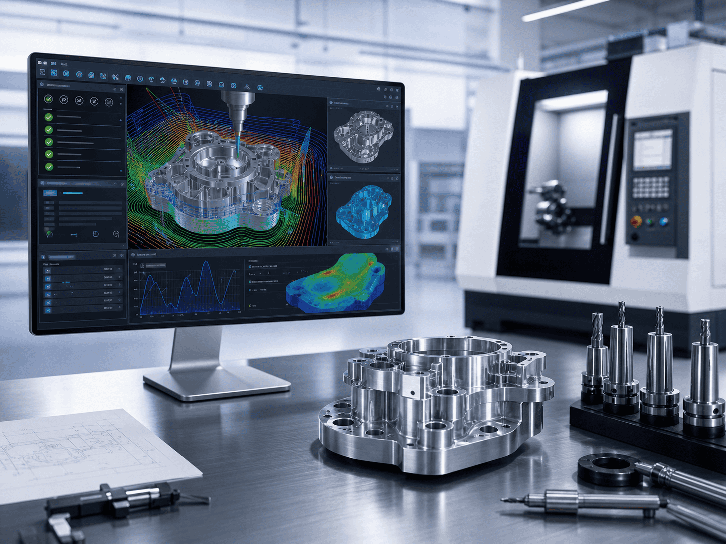 การเลือก CAM Software สำหรับโรงงาน CNC พร้อม Toolpath และ Simulation